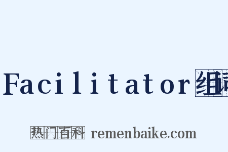 Facilitator组词是什么意思的图片